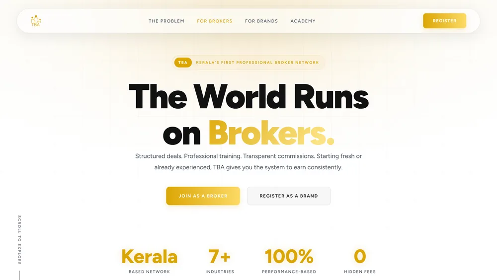 The Broker Academy home page